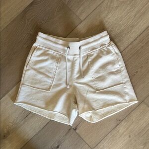 Women's Cream Casual Shorts